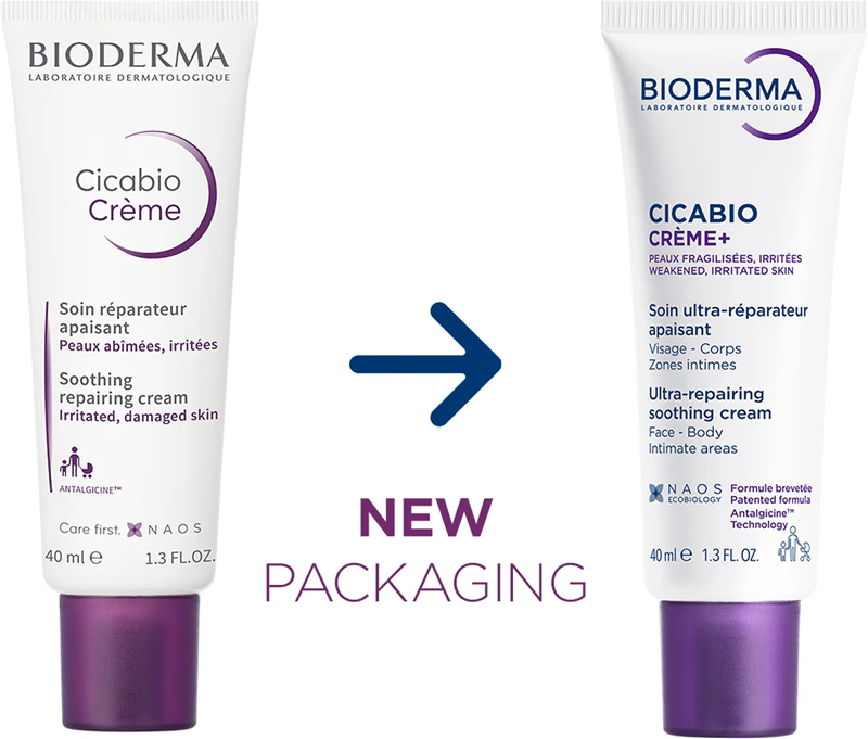 Bioderma Cicabio Créme+ cuidado calmante e regenerador para tratamento de cicatrizes