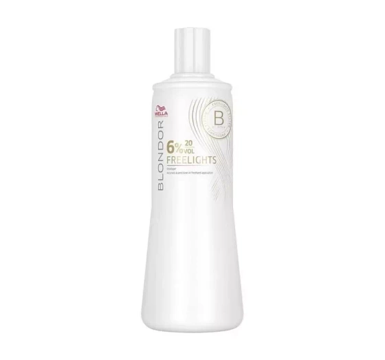 WELLA PROFFESIONALS FREELIGHTS KREMOWA EMULSJA DO PASEMEK 6% 1000 ML