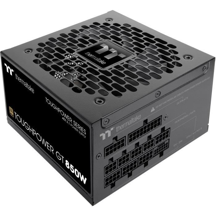 THERMALTAKE - Toughpower GT - Fonte de alimentação para PC - 850 W - 80+ Gold - ATX3.1 - Totalmente modular - PCI-E 5.1 12VHPWR