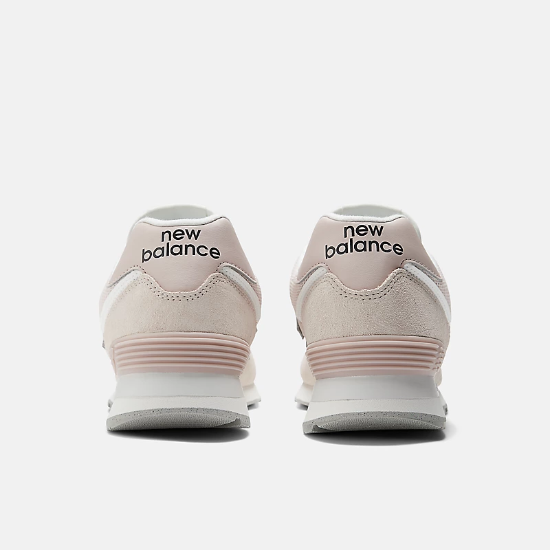 Unissex 574 - Rosa com branco