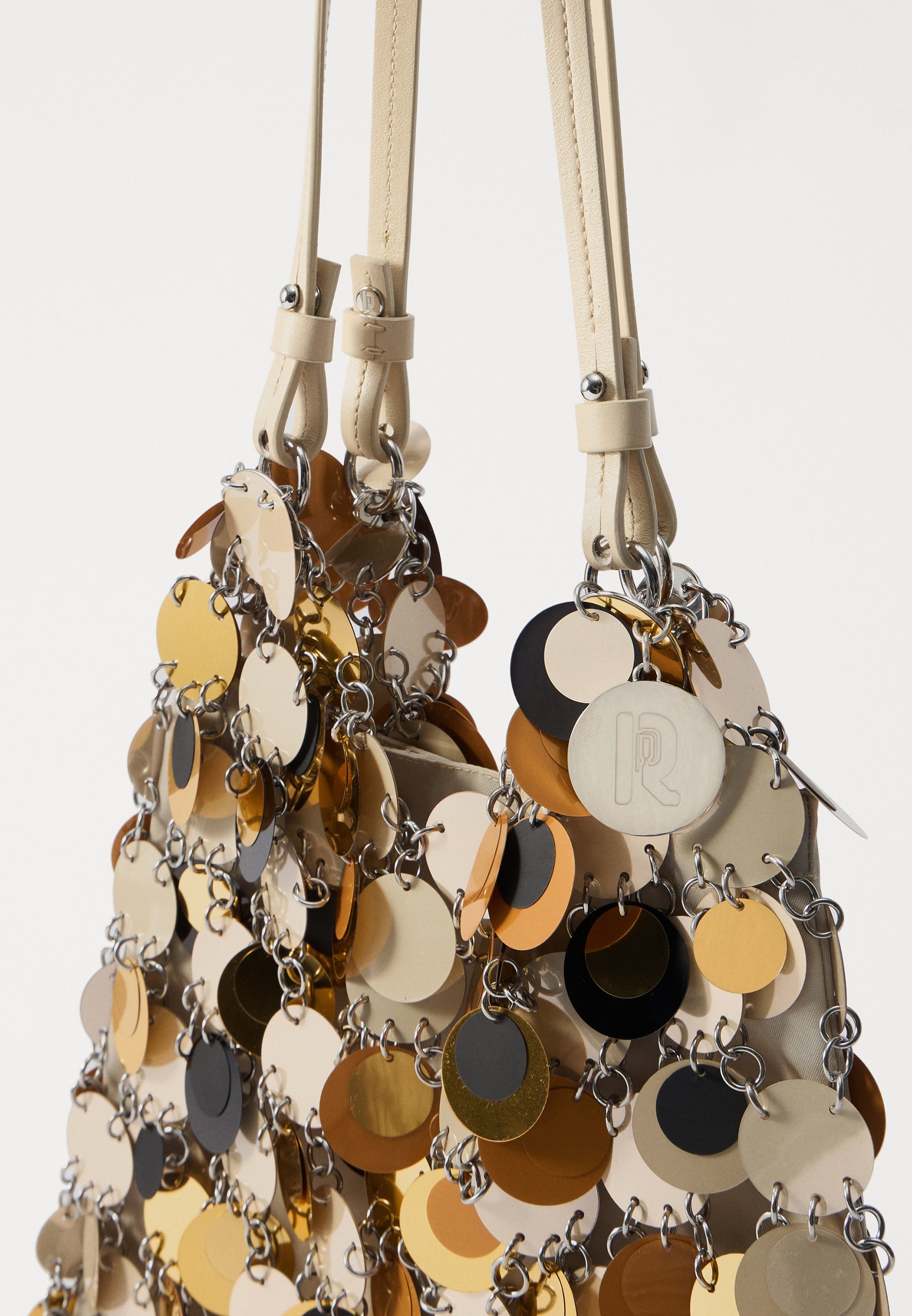 Rabanne Handtasche – Guepard/Silber