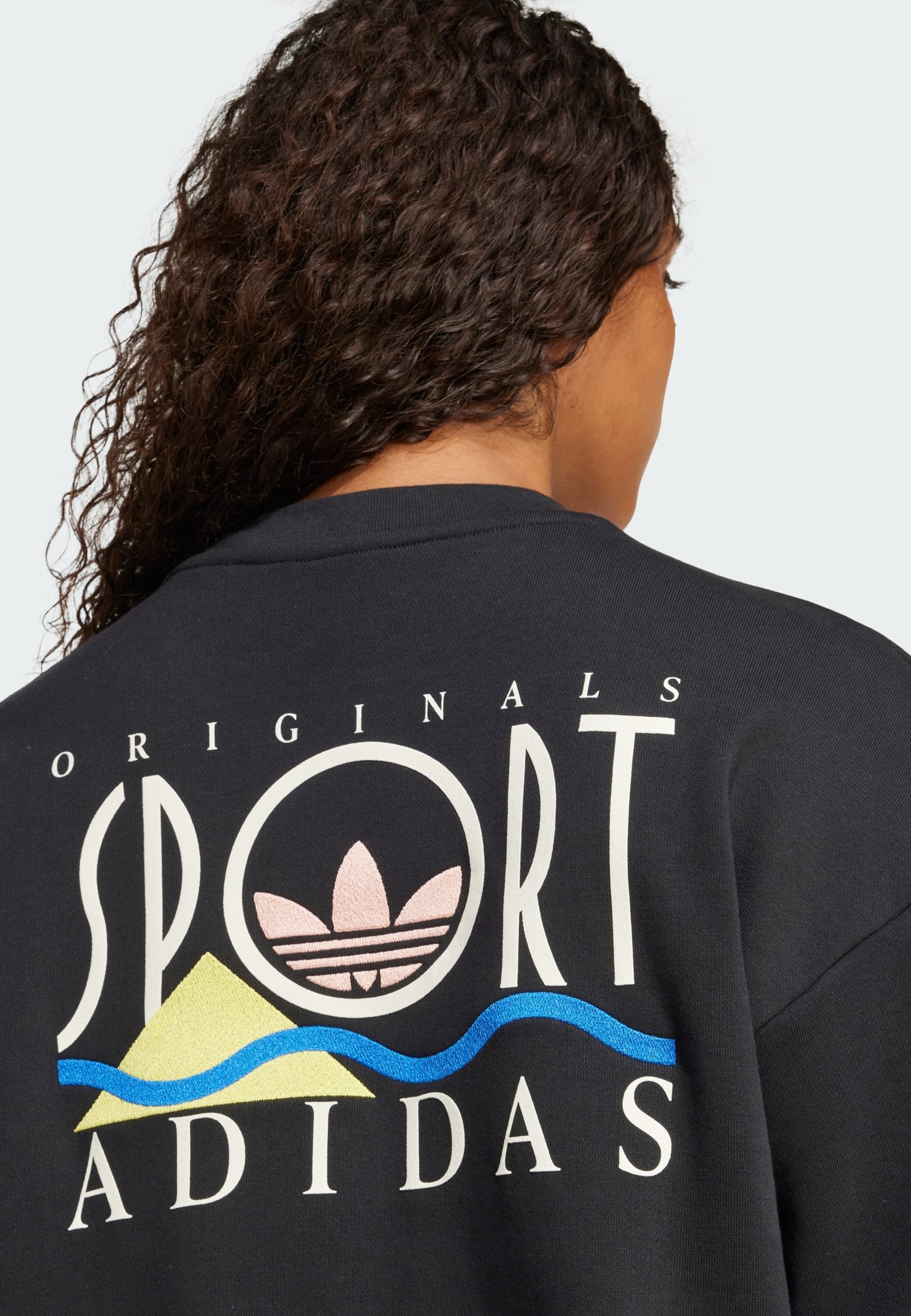 adidas Originals GRAPHIC - Pulóver - fekete