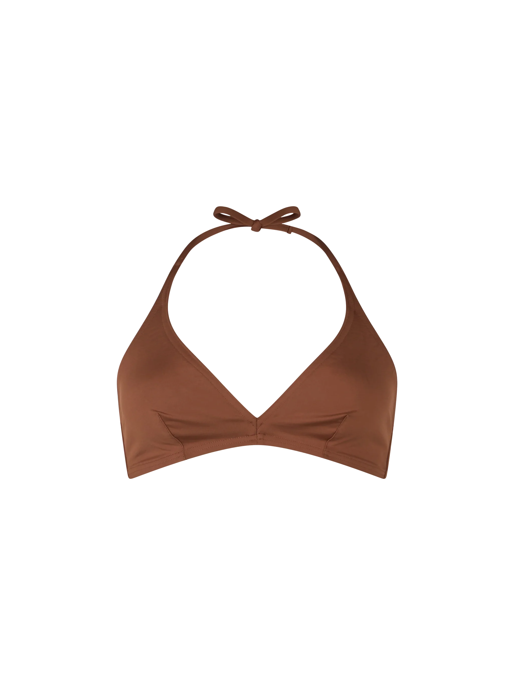 Top de madre Gaia con bralette naranja