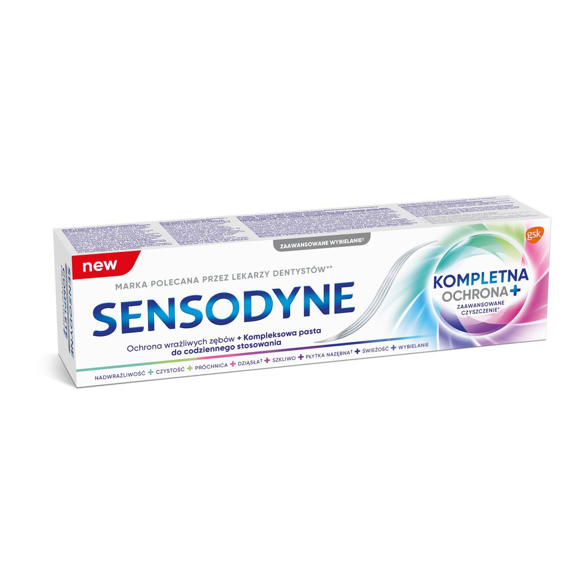 Sensodyne Complete Protect -valkaiseva hammasharja