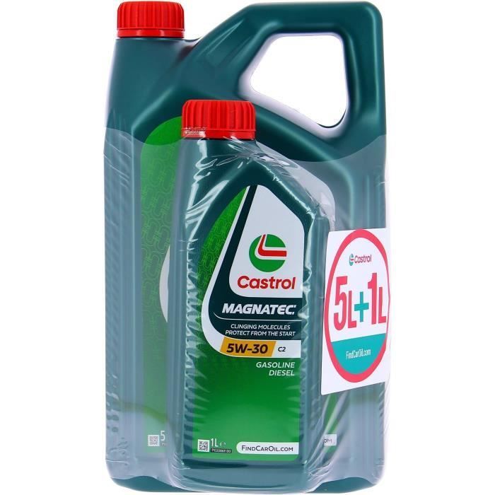Aceite de motor - CASTROL MAGNATEC - 5W-30 C2 - 5L+1L - Oferta especial