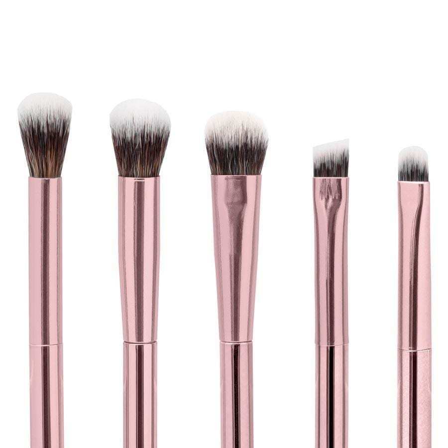 Sada štetcov na očný make-up GLOV, fialová - 5-dielna