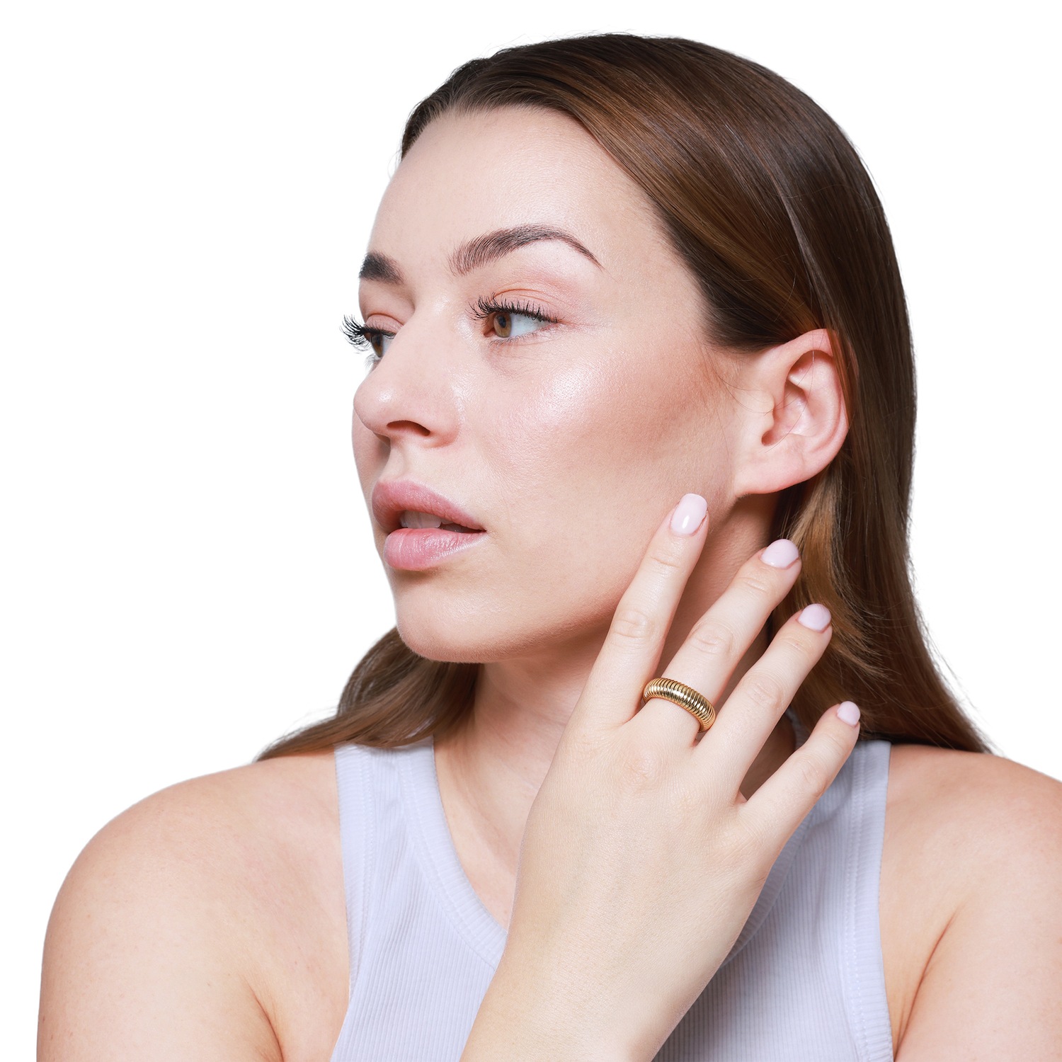 Heideman Bague Marl couleur or
