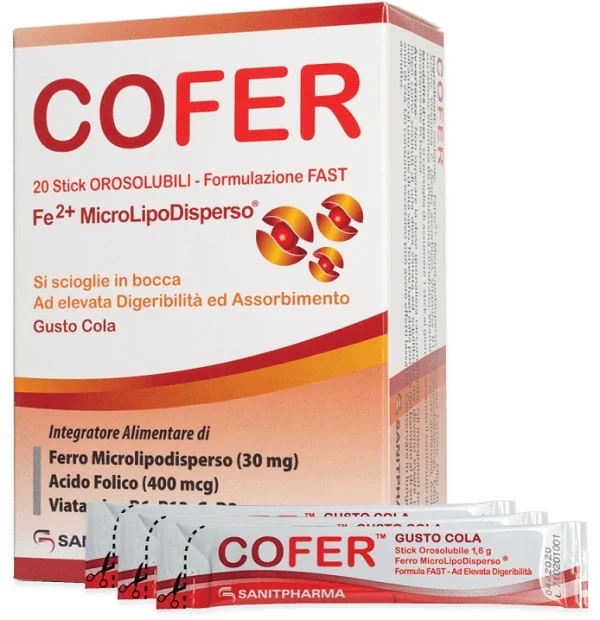 Complément alimentaire Cofer 20 sachets orodispersibles