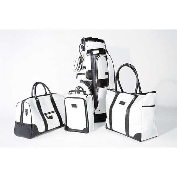 JuCad Sydney golftas - zwart/wit voor volwassen mannen