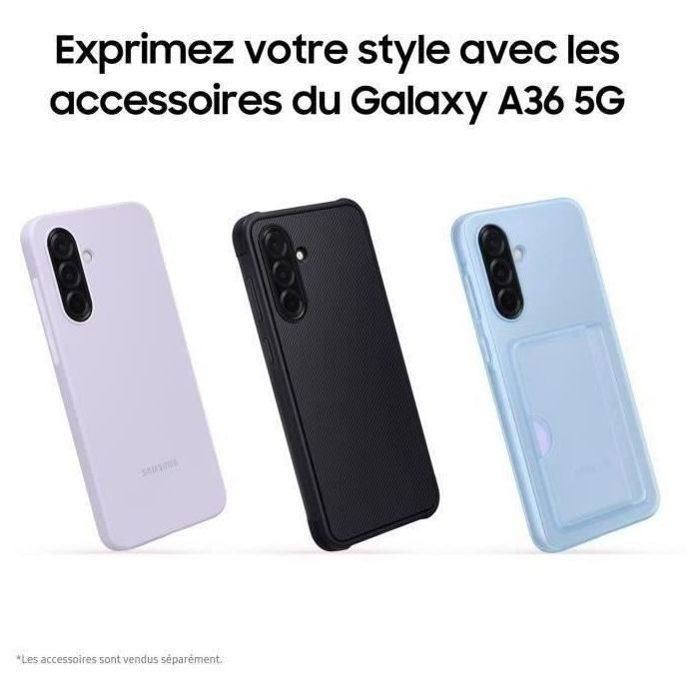 SAMSUNG Galaxy A36 5G Smartphone 128 Go Noir (2025) - Reconditionné - Excellent état