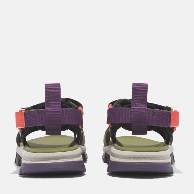 Sandalo a Doppia Fascia Lincoln Peak da Donna in                verde