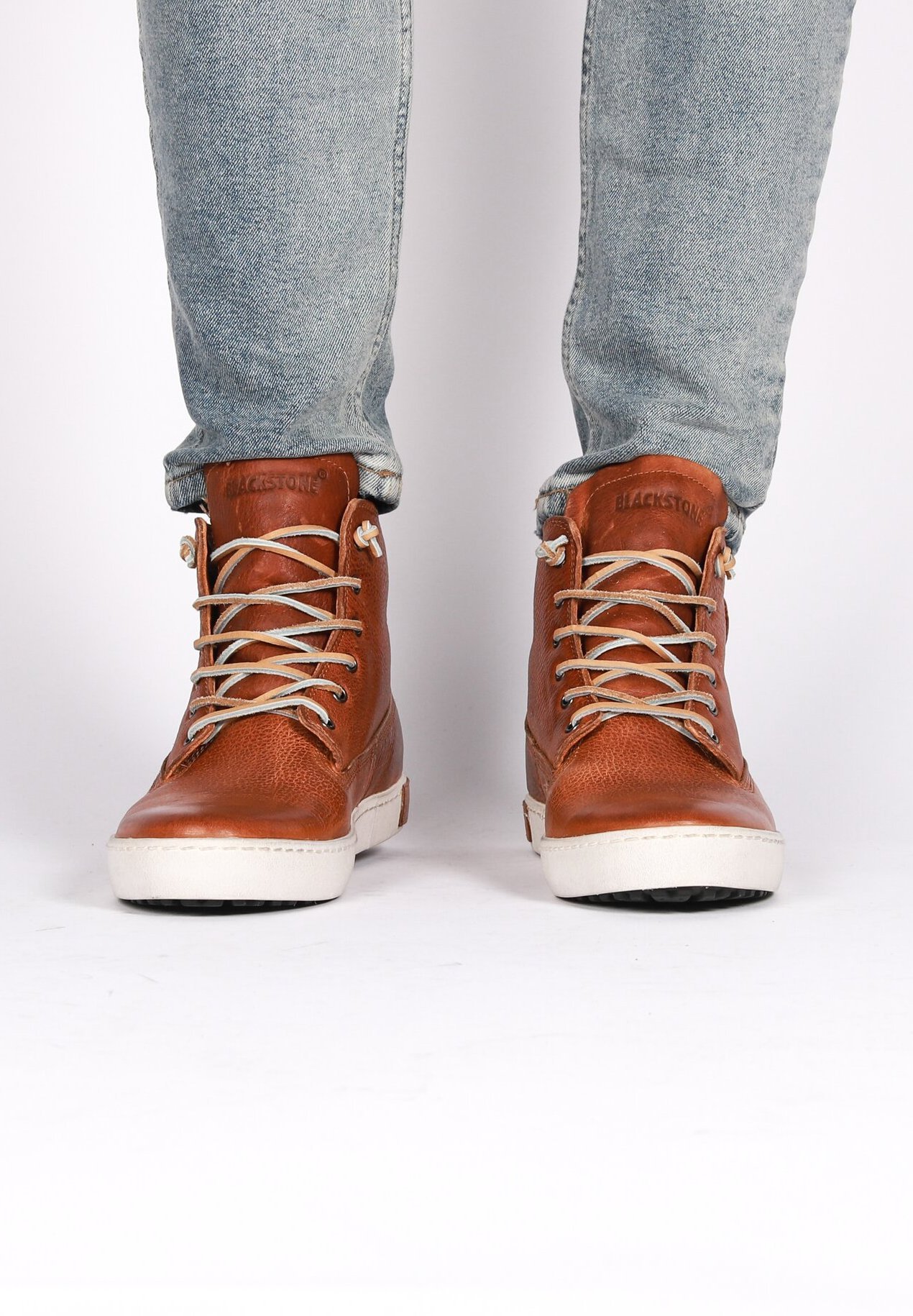 Blackstone veterlaarsjes - cognac