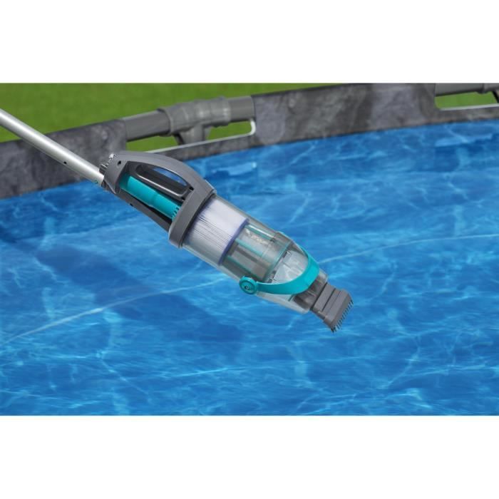 AquaGrip™ handheld pool vacuum, 90-minute runtime, for pools up to 6.10m in diameter