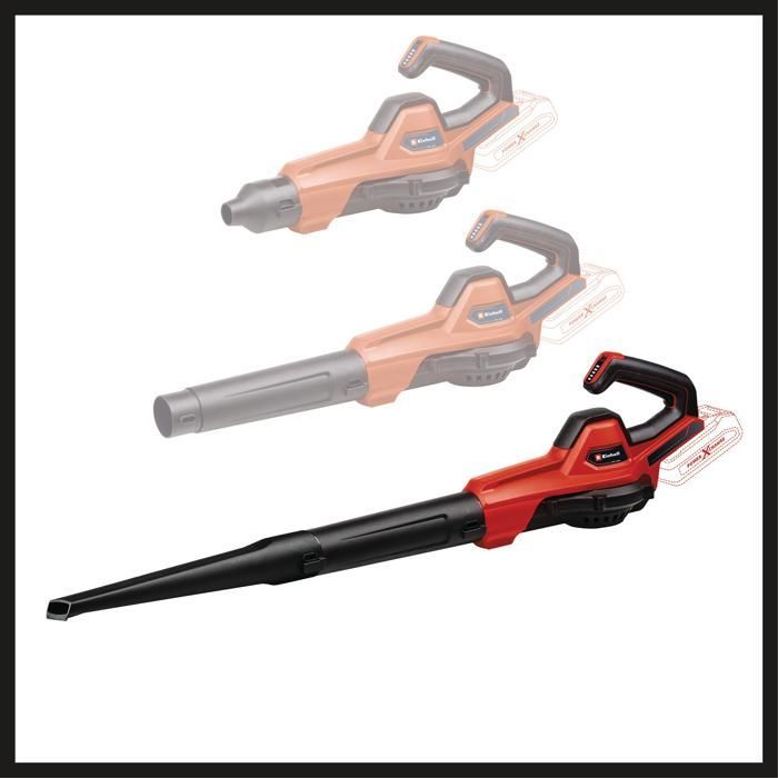 Einhell GE-UB 18/250 Li E Solo PXC draadloze bladblazer (18V, 250 km/u). Geleverd zonder accu en lader.