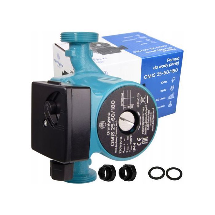 Bomba de circulación de calefacción central - OMNIGENA - OMIS 25-60/180 - Agua potable - Clase energética A