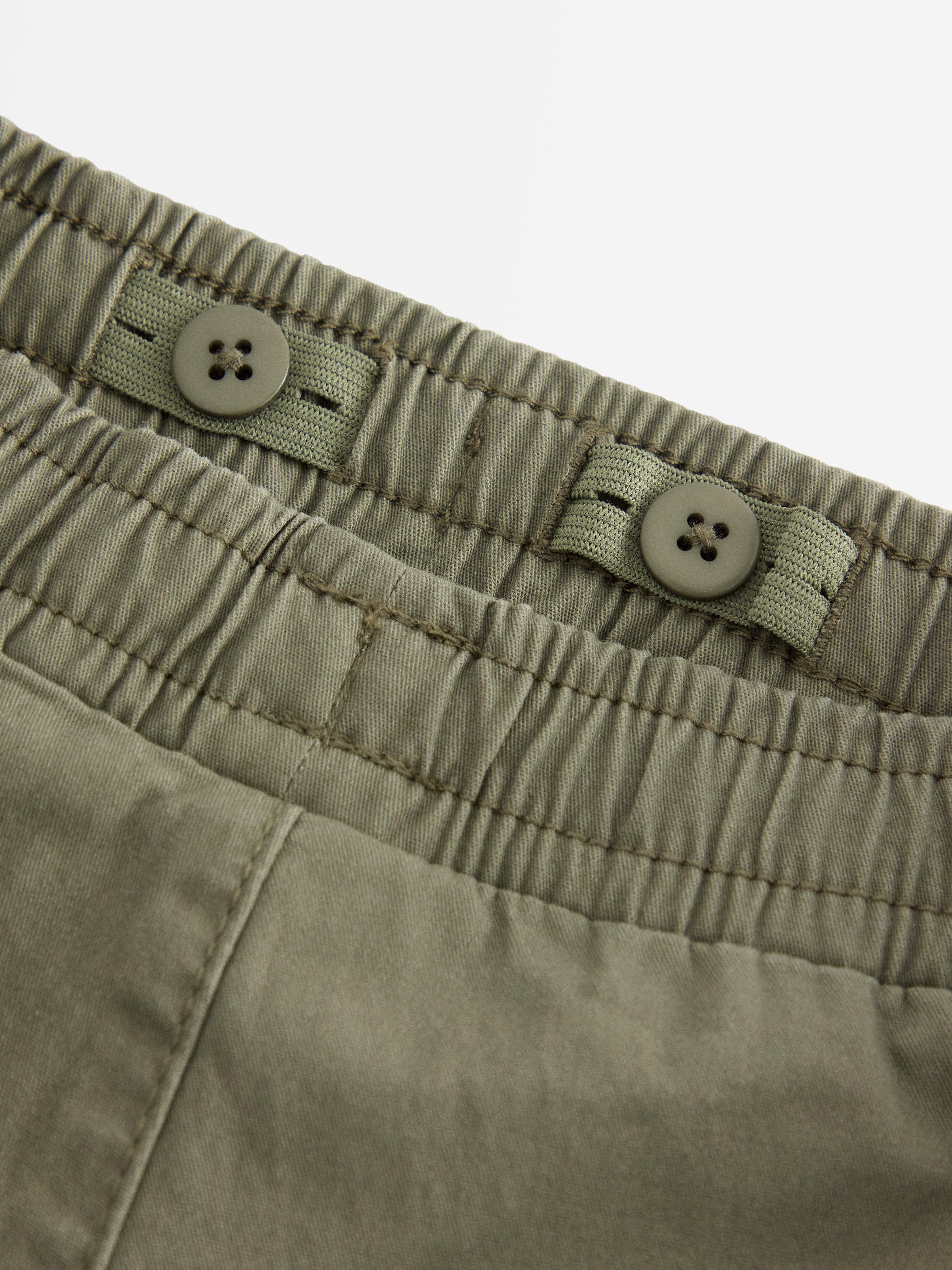 Cargobyxor Lt Dusty Khaki