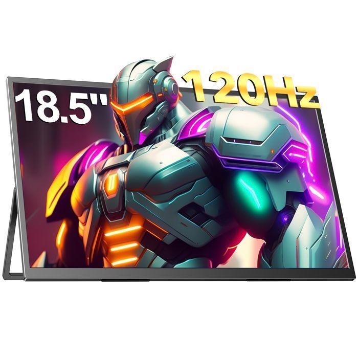 UPERFECT 18.5-inch 1080P Full HD 120Hz Portable Monitor, 100% sRGB, 14ms Response Time, VESA Compatible