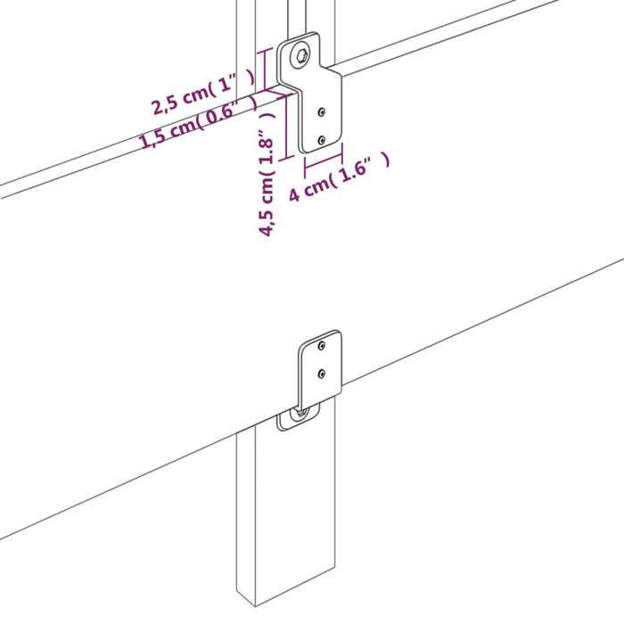 Cabecero - vidaXL - 2 piezas - Gris claro - Tejido resistente - Altura ajustable