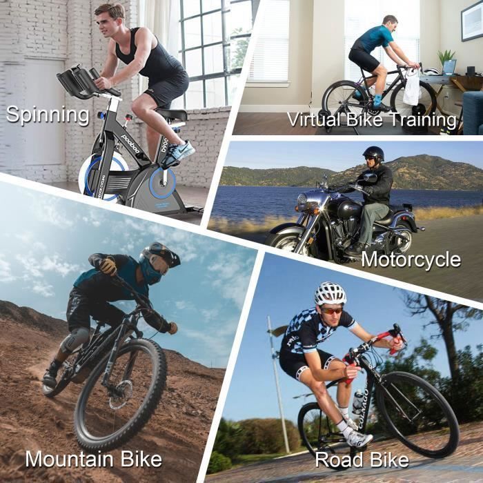 Men's Cycling Shorts, Men's Bike Shorts with 3D Padded Cushion, Breathable, Non-Slip, Mountain Bike, Blue