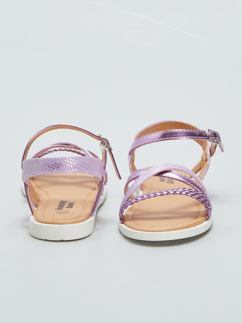 Sandalias con tiras - - ROSA
