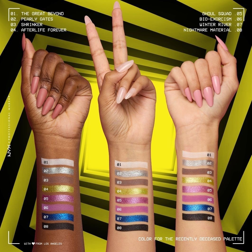 NYX Professional Makeup acu ēnas Beetlejuice - 1 gab.