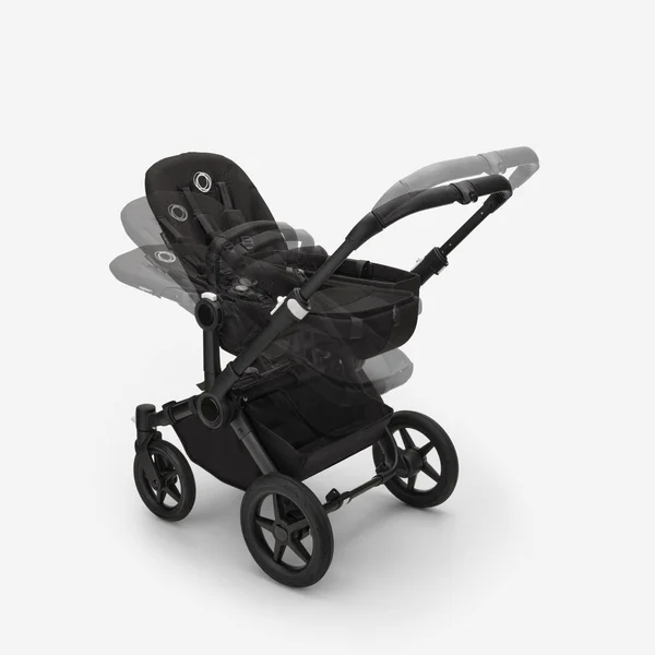 Bugaboo Donkey 5 Twin 2-in-1 kinderwagenset zwart/woestijntaupe, woestijntaupe