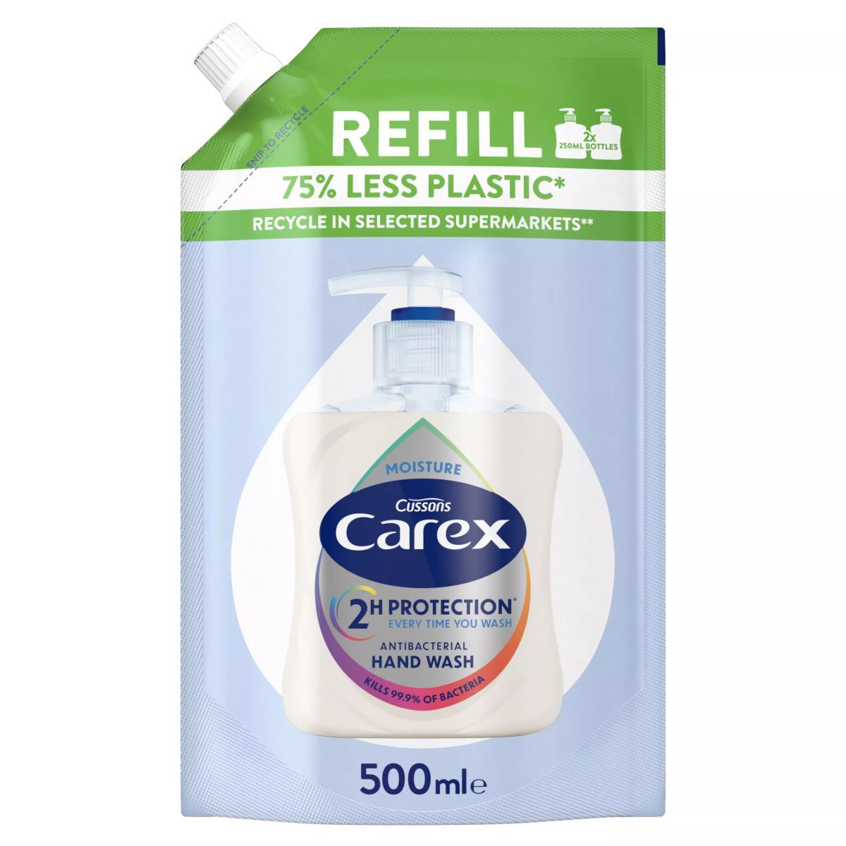 Carex Liquid Soap Refill 500ml Moisture Plus