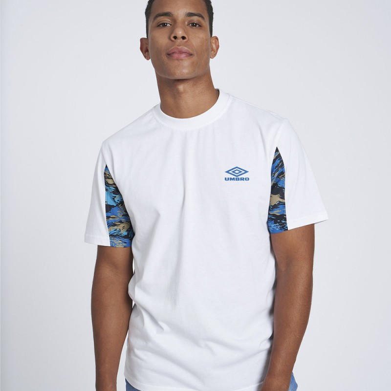 T-shirt Umbro Resort Crew blanc / Scuba