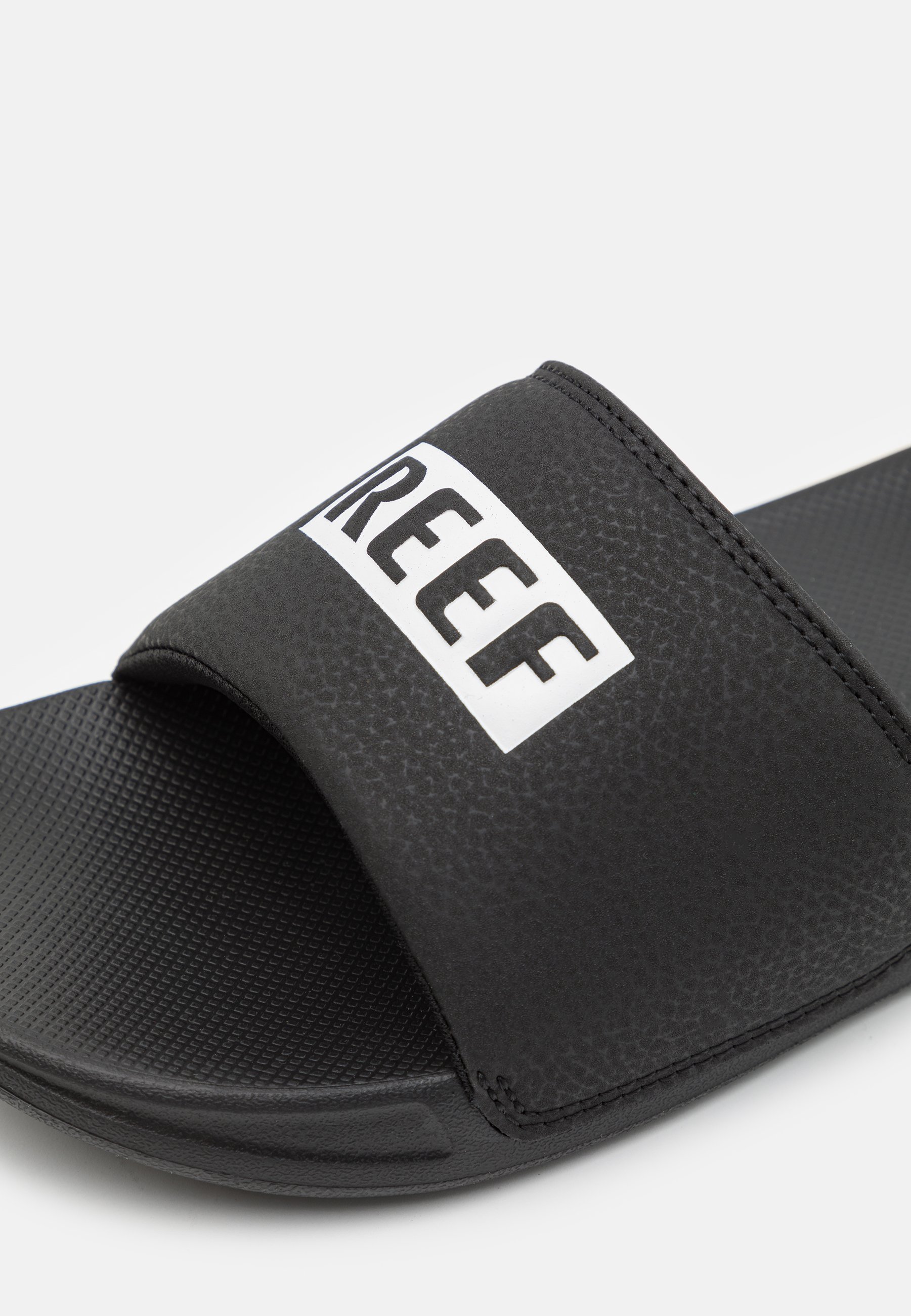 Reef ONE SLIDE - Mules - zwart/wit