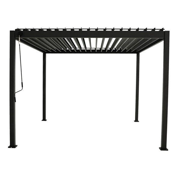 Paviljong med spjältak, antracit, 3 x 3,6 m