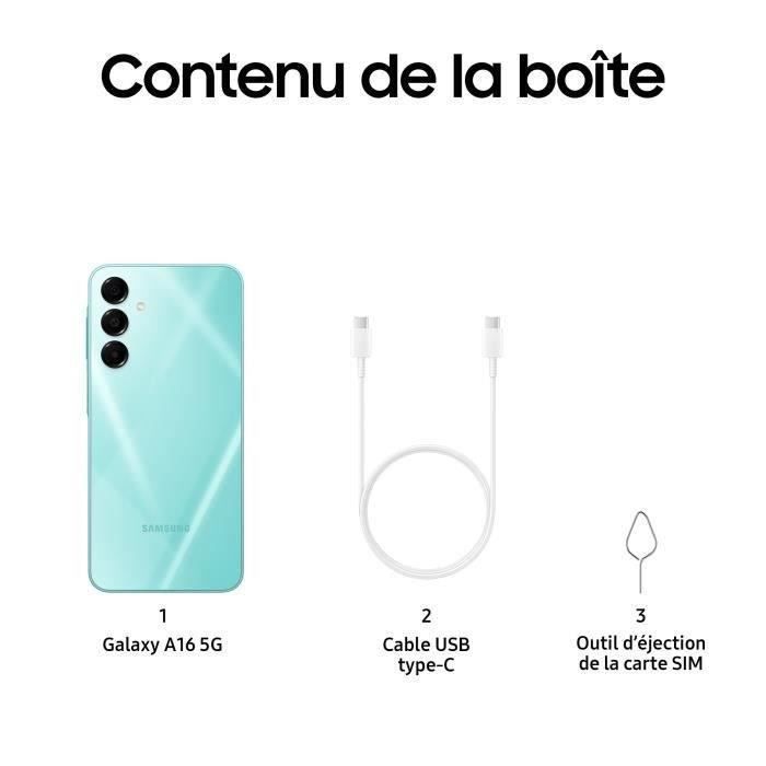 Smartphone Samsung Galaxy A16 5G 128GB turchese