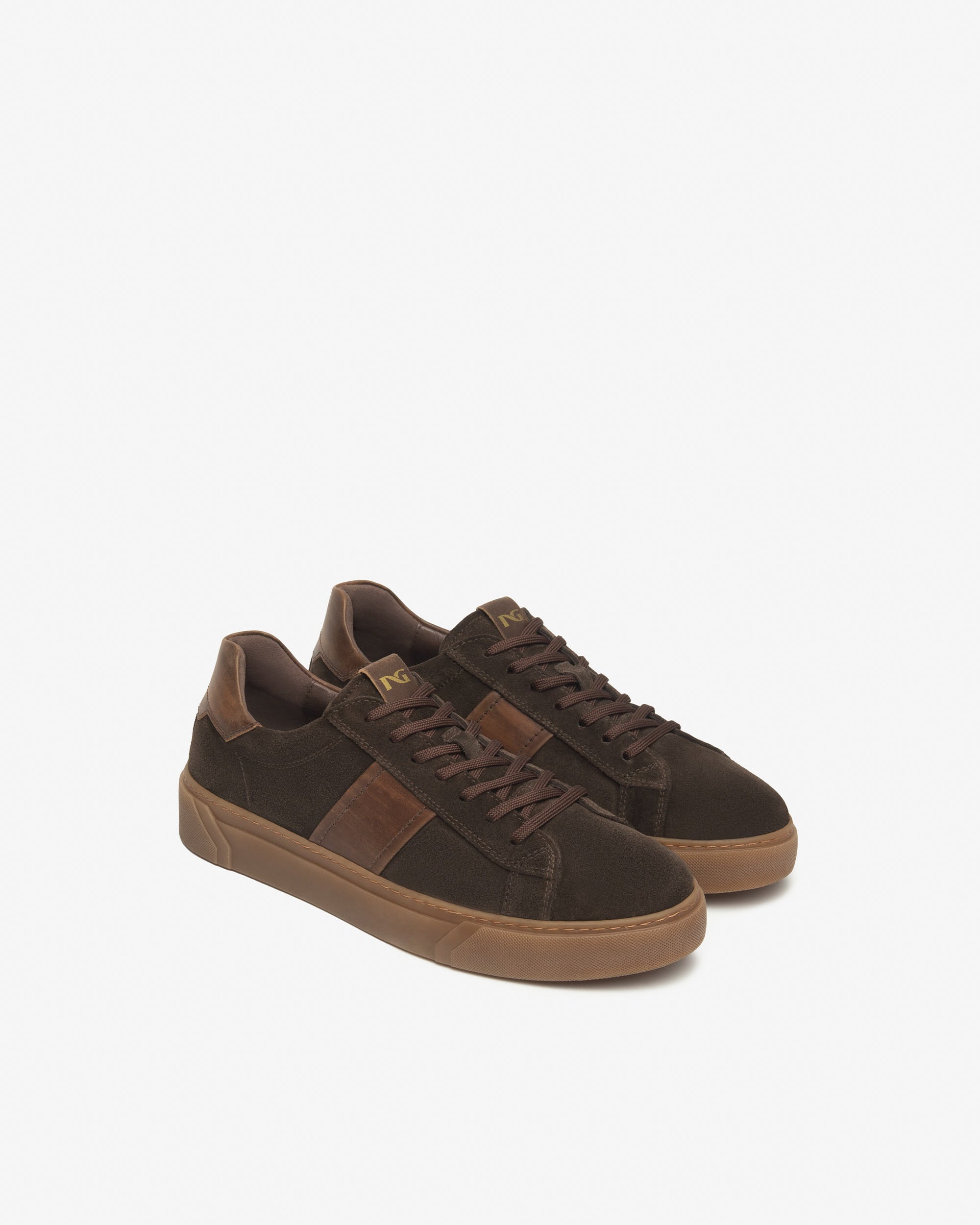 Herren-Sneaker aus Wildleder und Leder