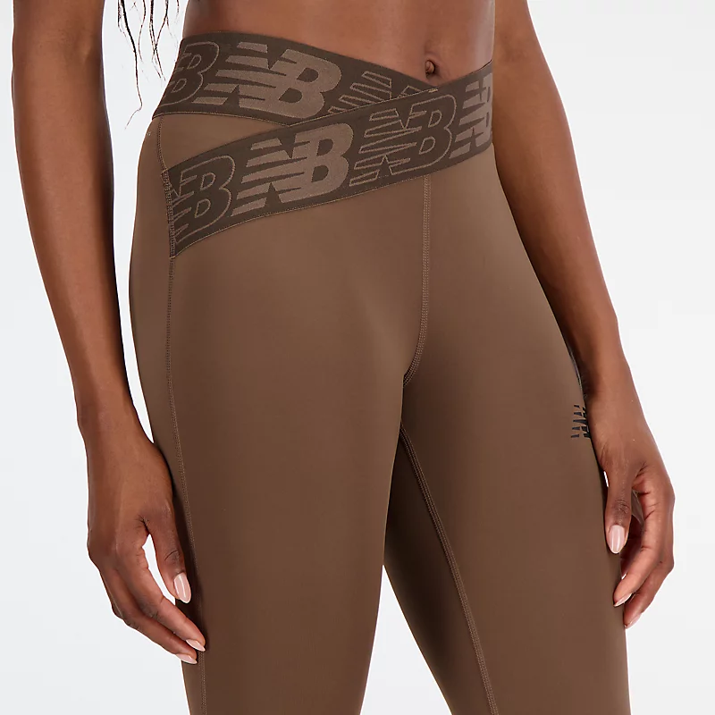 Damskie legginsy Relentless Crossover High Rise 7/8 - DARK MUSHROOM