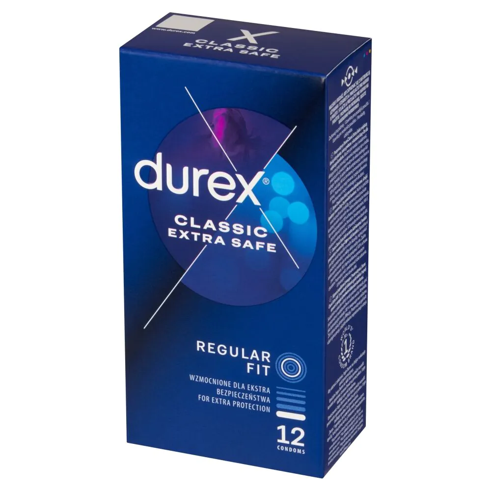 Durex Extra Safe prezerwatywy, 12 szt.