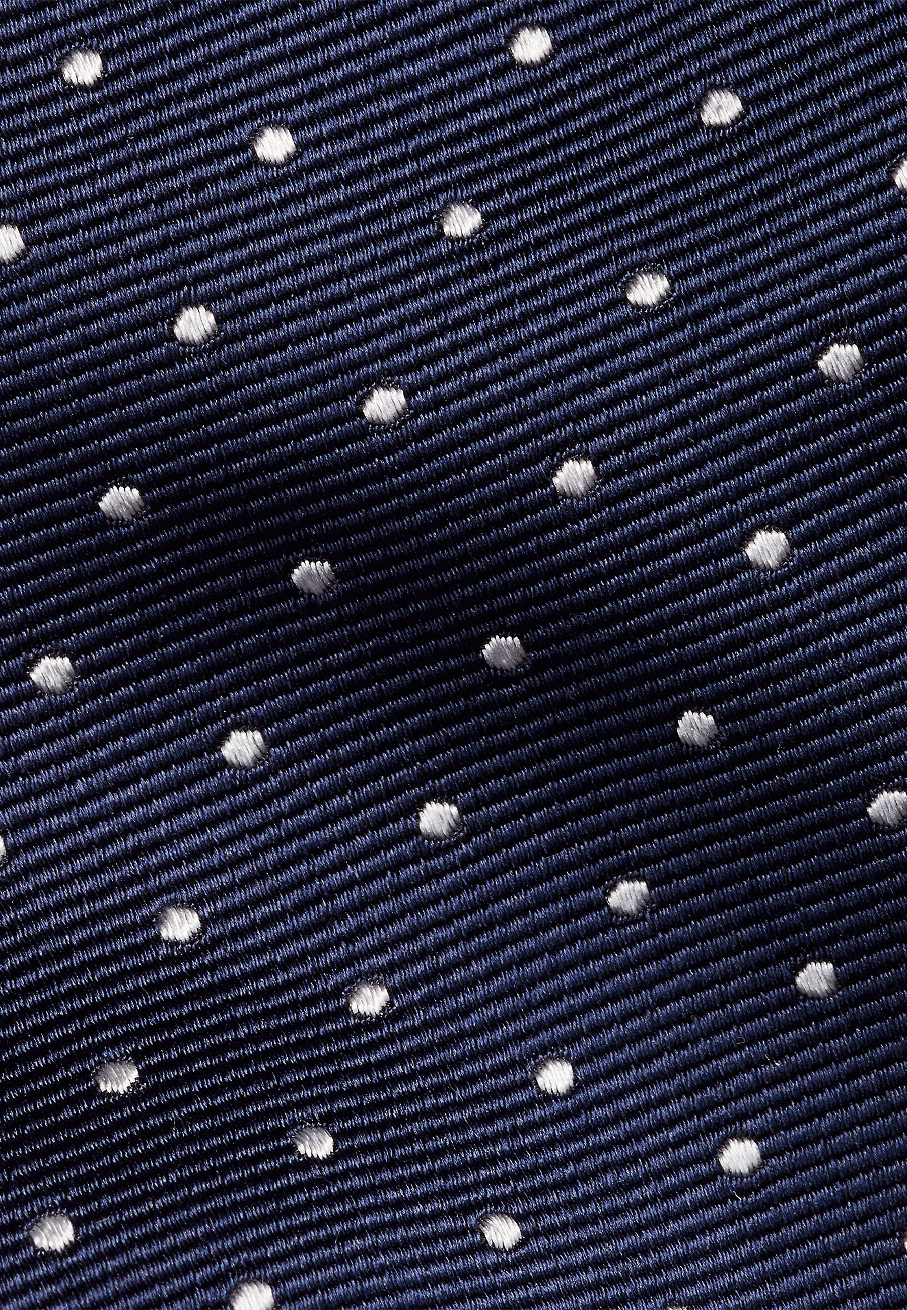 Polo Ralph Lauren POLKA DOT SILK REPP NARROW TIE - Kravata - navy/biela