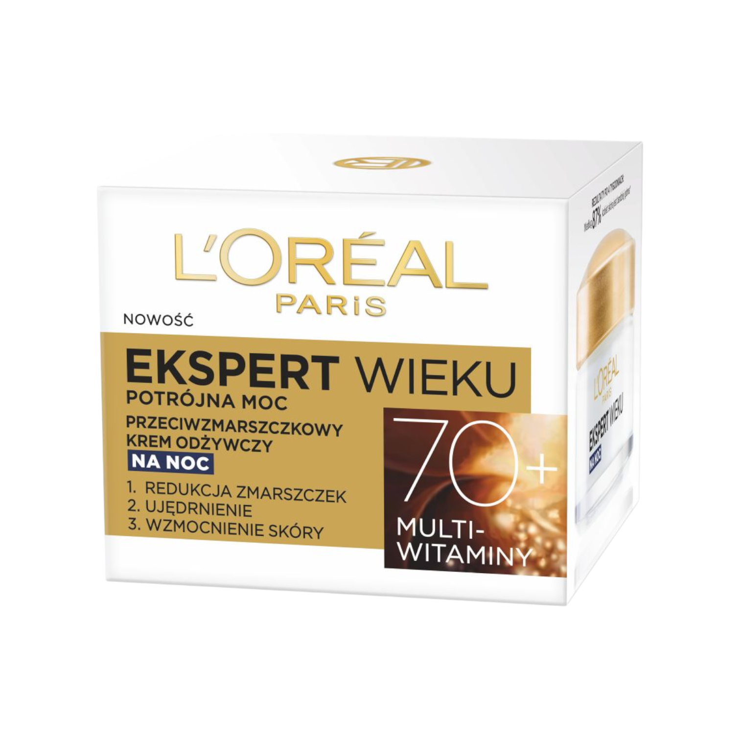 L'Oréal Paris 70+ Anti-rynk Närande Nattkräm Ansiktskräm 50ml Age Expert