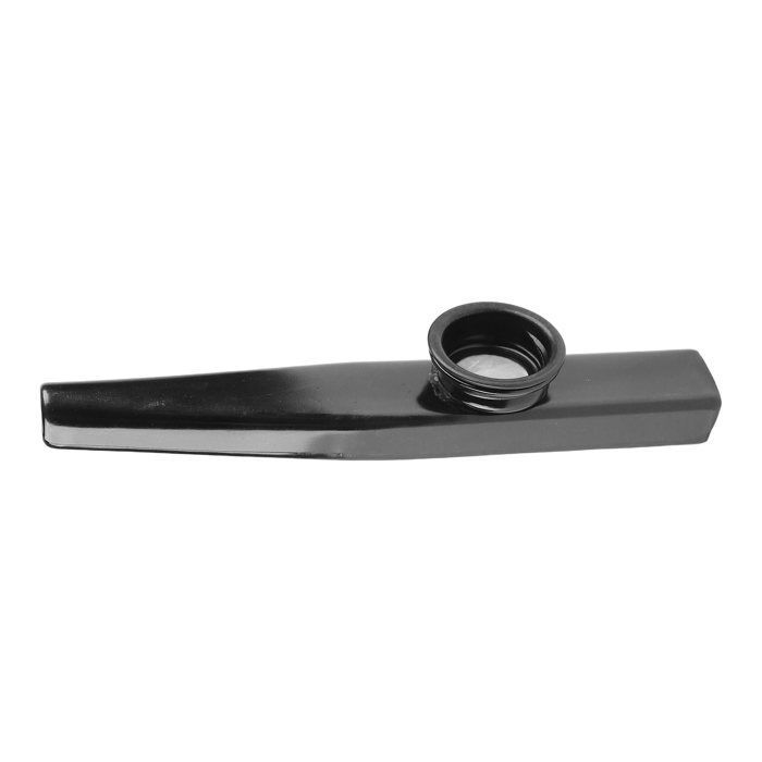 Kazoo portátil SALALIS, Kazoo de metal, Kazoo ligero de aluminio, Kazoo portátil, Compañero de guitarra, Instrumento de flauta, Instrumento de ukelele, Negro