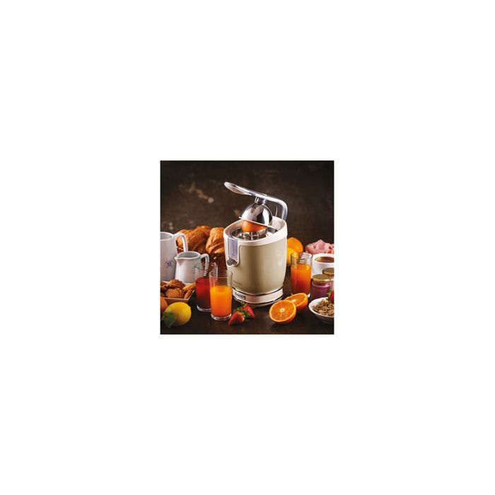 Spremiagrumi elettrico vintage - ARIETE - BEIGE - 85 Watt - Leva di pressione - Beccuccio versatore