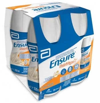 ENSURE Nutrivigor Vanilla 4x220 ml multivitamine proteïnedrank