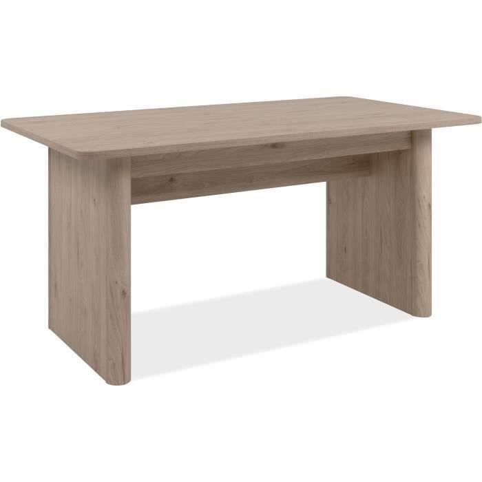 Uitschuifbare tafel - SAI - Rechthoekig - 10 personen - 160/200 x 75 x 90 cm - Jackson Hickory