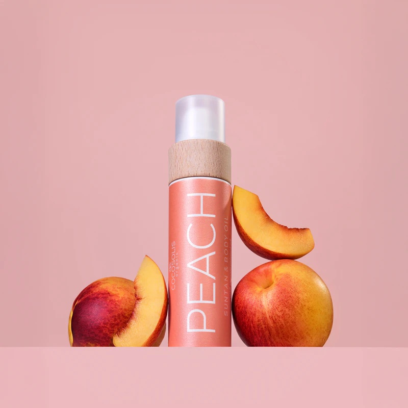 Maitinamasis COCOSOLIS PEACH įdegio aliejus