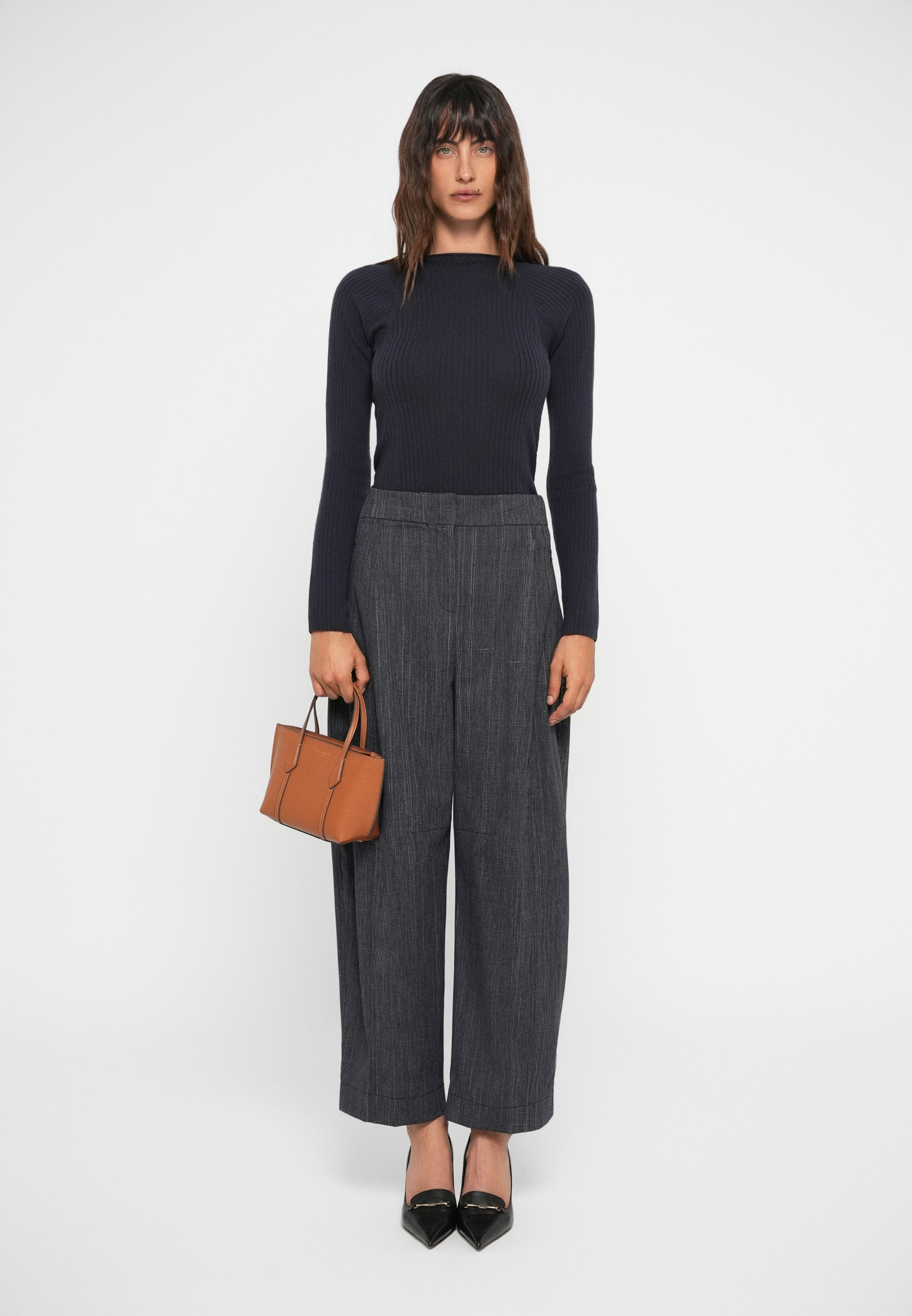 Borsa a tracolla Tory Burch PERRY MINI TOTE - Marrone autunnale