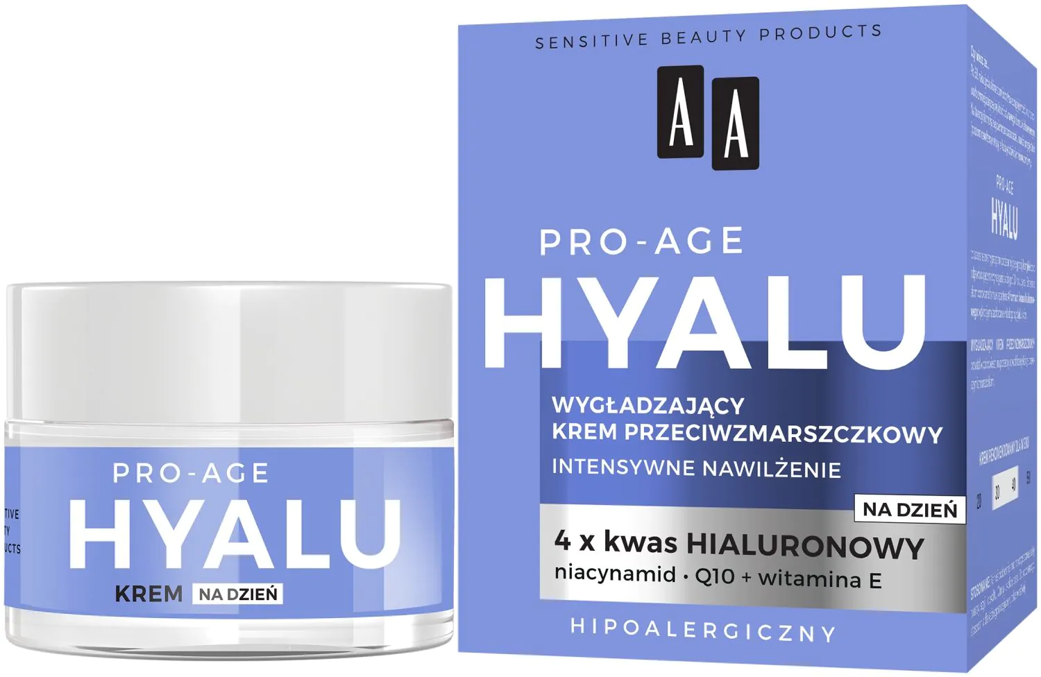AA Hyalu Pro Age Wygładzający krem przeciwzmarszczkowy na dzień