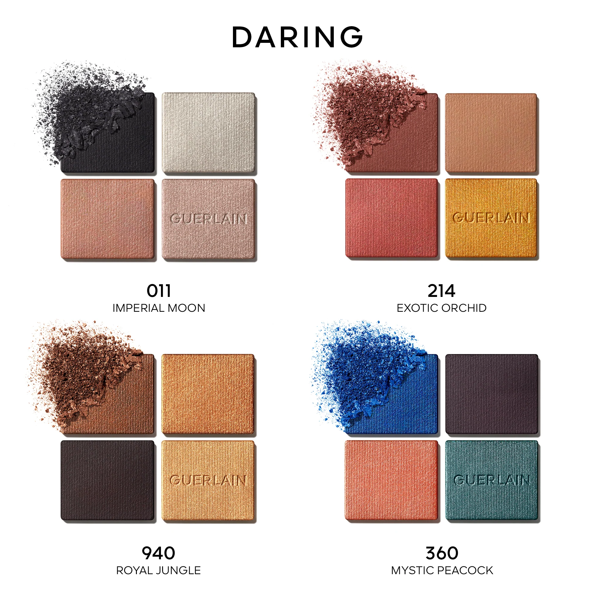 Occhi Ombres G Ombretti 4 Colori - Ombretto compatto, Palette occhi