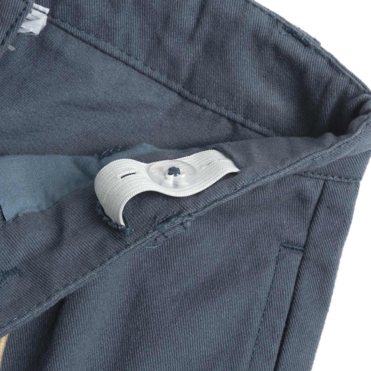 Blaue Shorts mit Kordelzug