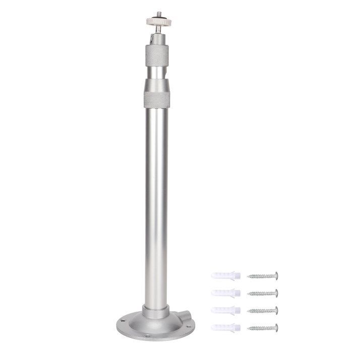 Supporto a soffitto per proiettore, supporto a parete universale regolabile a 360°, capacità di carico 5 kg con filettatura da 1/4