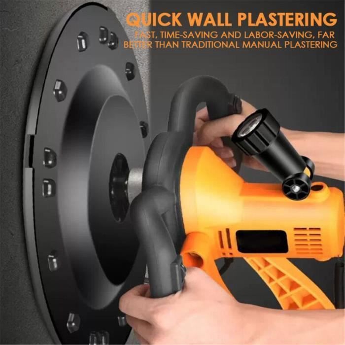 220V Concrete Cement Mortar Trowel Wall Smoothing Machine 80-200 RPM Portable Concrete Drill Mixer Polisher