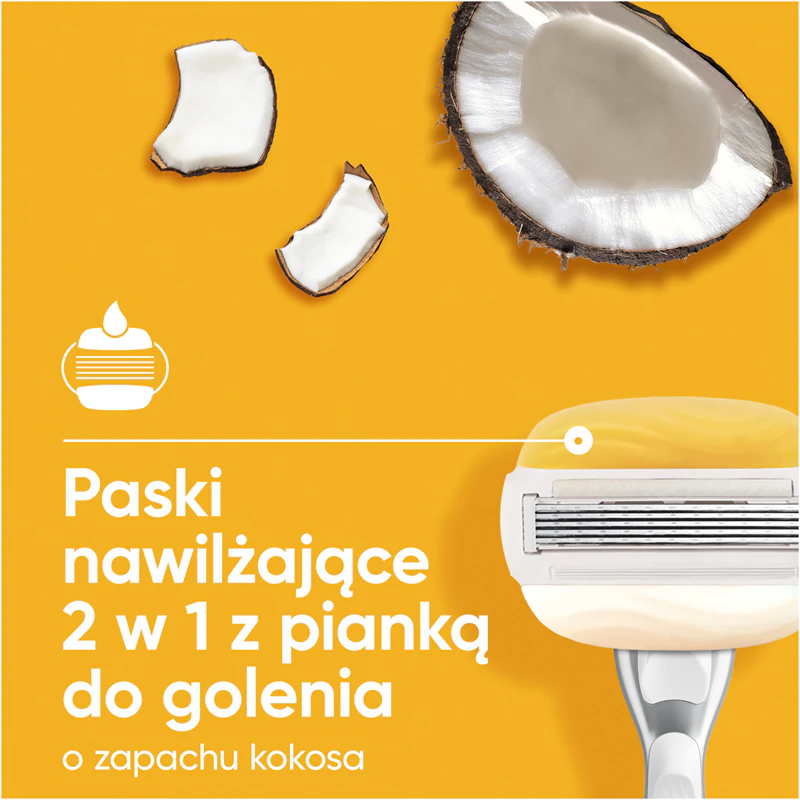 Gillette Venus PRO ComfortGlide Coconut damesscheerapparaat met douchehouder