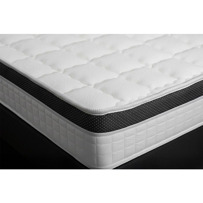 Colchón superior de 160x200 mm con espuma viscoelástica y 3 zonas.