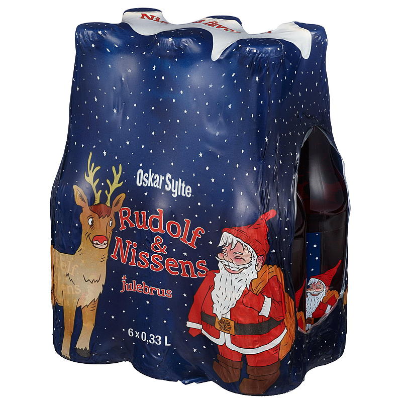 Oscar Sylte Rudolf og Julemanden 6 x 0,33 liter